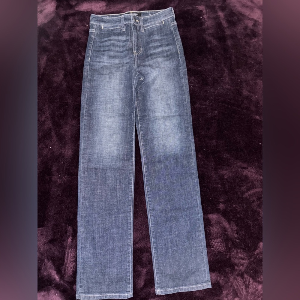 Liverpool Los Angeles Dark Blue Straight Leg Jeans